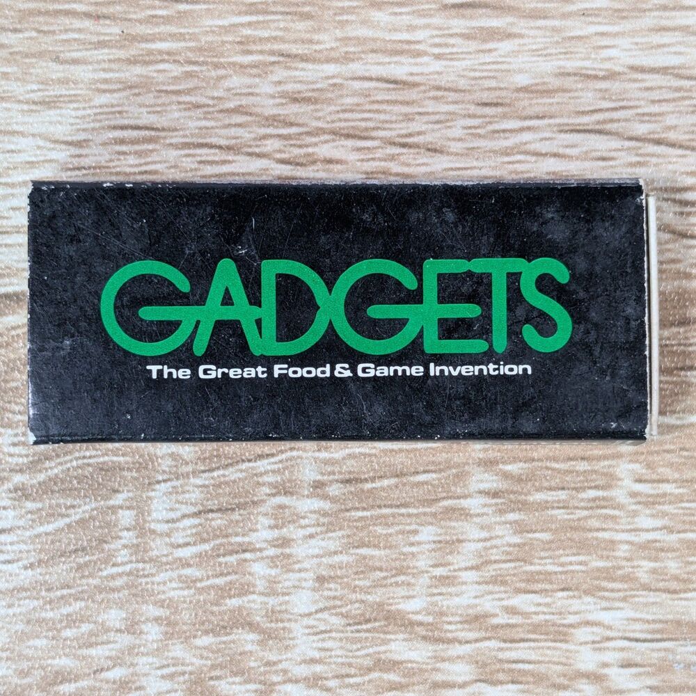 Vintage GADGETS Restaurant Advertising Matchbox Food & Game Invention
